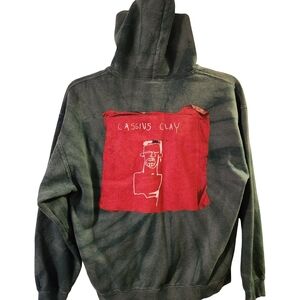 Jean-Michel Basquiat Casius Clay Graphic Hoodie Size Medium